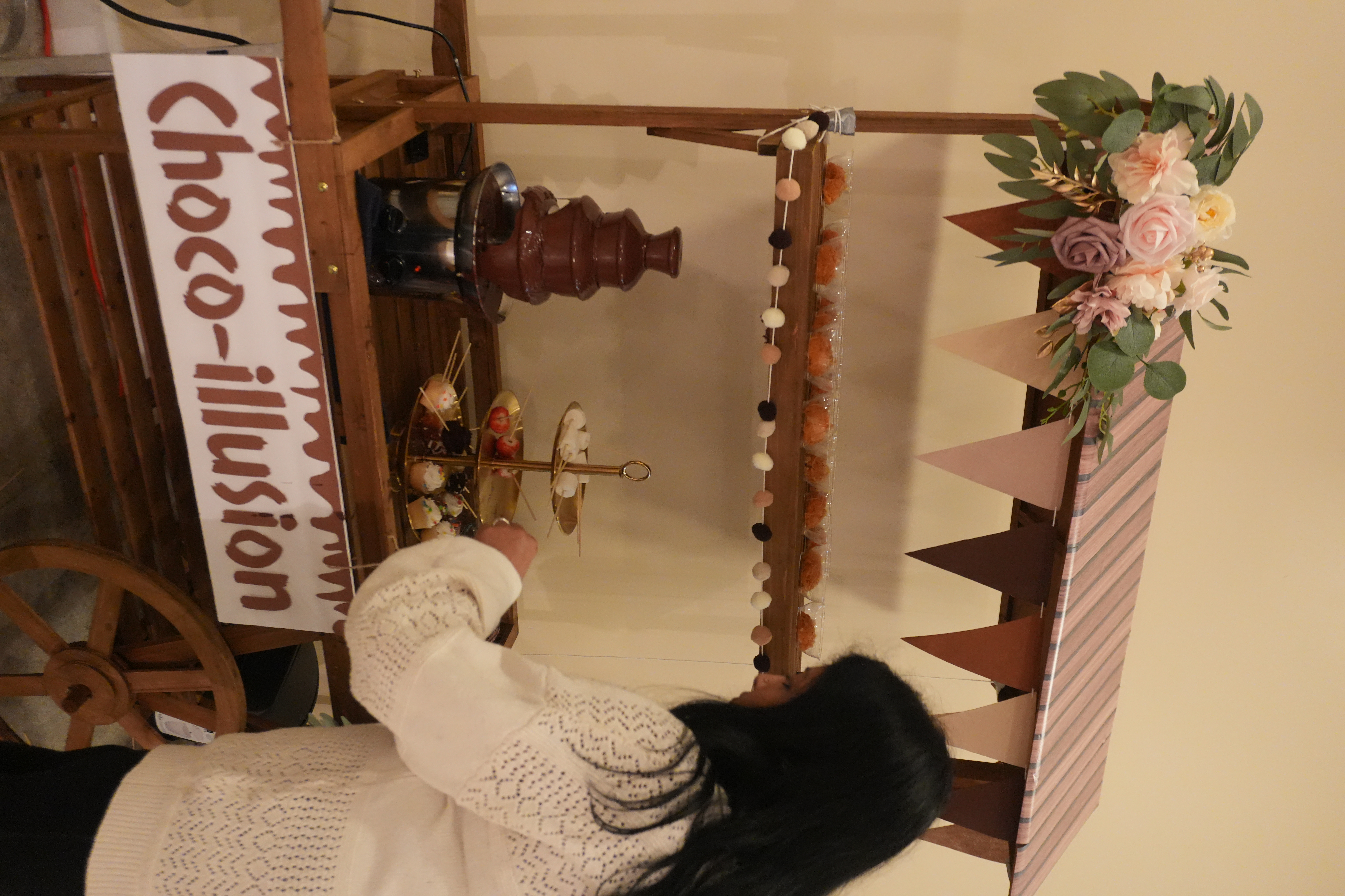 Live catering counter